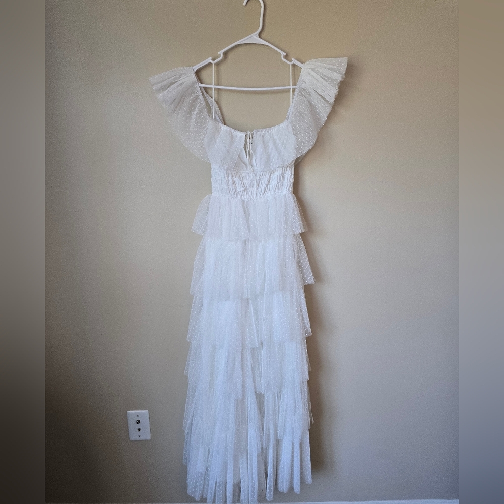 MARBLE White Lace Blouse